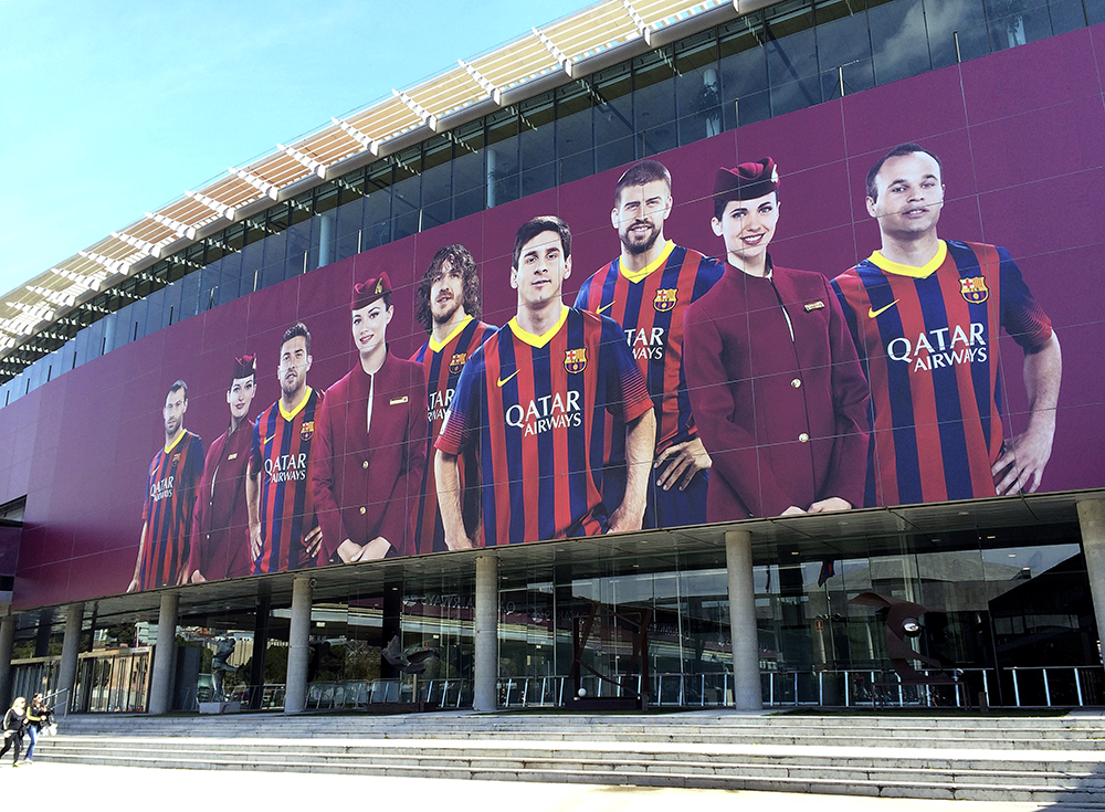 バルセロナ ジャケット 正規品　カンプノウスタジアム購入　2014年 175㎝程 バルセロナ ジャケット 正規品 カンプノウスタジアム購入 2014年