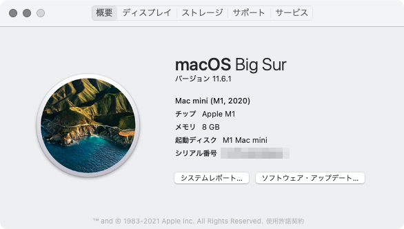 「macOS Big Sur」からアップデートする