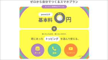 「楽天モバイル」回線をMNPで「povo2.0」に