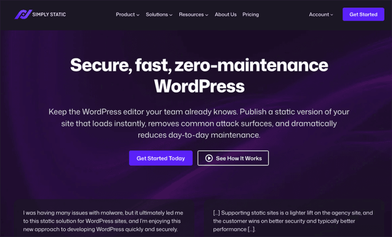 「WordPress」からHTMLデータにするプラグイン「Simply Static」